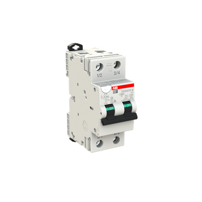 Residual Current Circuit Breaker with Overcurrent Protection DS202CR M - 2P - 30 mA - 10 A - C - Type A