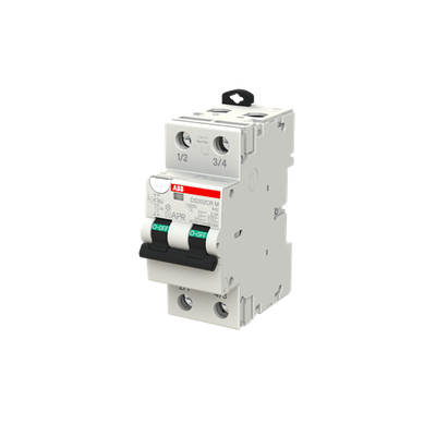 Residual Current Circuit Breaker with Overcurrent Protection DS202CR M - 2P - 300 mA - 32 A - B - Type A APR