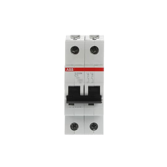 Miniature Circuit Breaker - S200M - 2P - 1 A - C - (AC) 10 kA