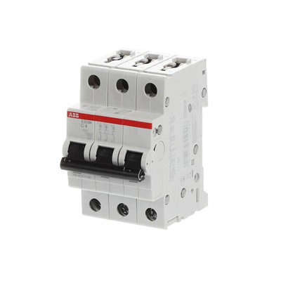 Miniature Circuit Breaker - S200M - 3P - 4 A - C - (AC) 10 kA