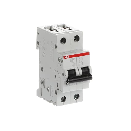 Miniature Circuit Breaker - S200M - 2P - 1 A - C - (AC) 10 kA – Image 2 of 3