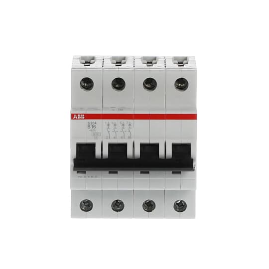Miniature Circuit Breaker - S200 - 4P - 16 A - B - (AC) 6 kA