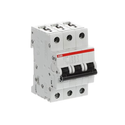Miniature Circuit Breaker - S200M - 3P - 2 A - C - (AC) 10 kA