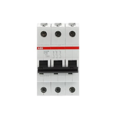 Miniature Circuit Breaker - S200M - 3P - 10 A - D - (AC) 10 kA