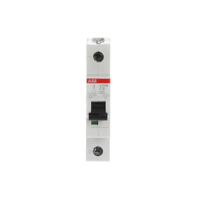 Miniature Circuit Breaker - S200MUC - 1P - 6 A - C - (AC) 10 kA