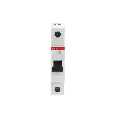 Miniature Circuit Breaker - SH200 - 1P - 2 A - C - (AC) 6 kA