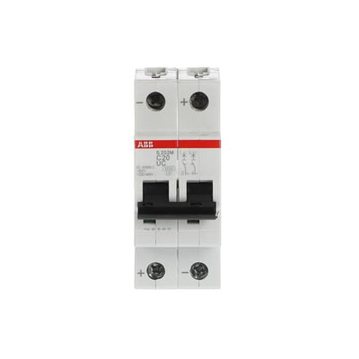 Miniature Circuit Breaker - S200MUC - 2P - 20 A - C - (AC) 10 kA