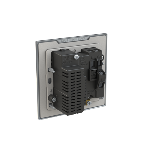 Socket outlet BS with USB White Glass - Millenium – Image 2 of 3