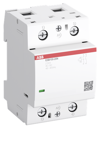 ESB100-20N-01 Installation Contactors (NO) 100 A - 2 NO - 0 NC - 24 V - Control Circuit 400 Hz