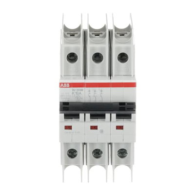 Miniature Circuit Breaker - SU200M - 3P - 10 A - K - (400 V AC) 11.2 kA