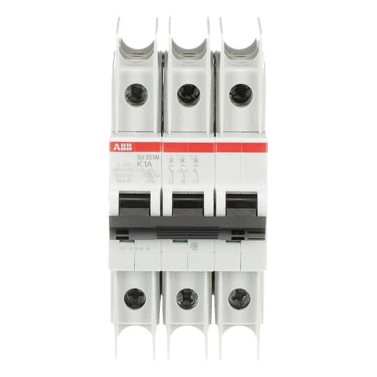 Miniature Circuit Breaker - SU200M - 3P - 1 A - K - (400 V AC) 11.2 kA – Image 2 of 4