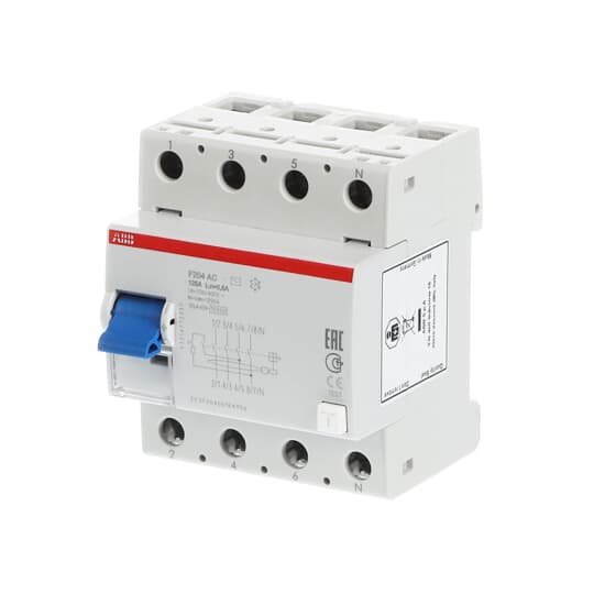 Residual Current Circuit Breaker - 4P - Type AC - 500 mA - 125 A – Görsel 3 / 3