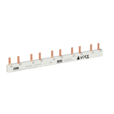 BR-S 2/10/10H, PIN Busbar 2P 10mm2 10 PINs+Aux
