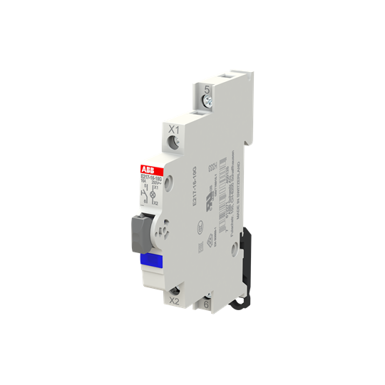 Luminous Pushbutton, 16 A, acc. to EN 250 V AC, 1NO, El. Color: Grey, 1LED, Blue, MW: 0.5 – Görsel 3 / 3