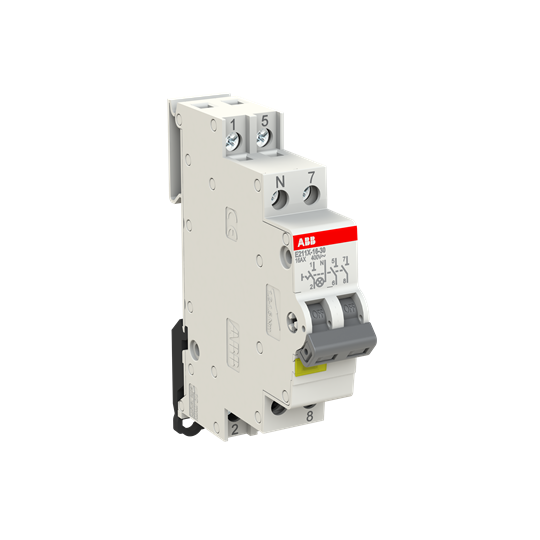 ON-OFF Switch, 16 A, acc. to EN 250/400 V AC, 3NO, El. Color: Grey, 1LED, Yellow, MW: 1 – Görsel 2 / 3