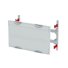 DIN rail for terminals horizontal module, 300 mm x 500 mm x 120 mm , 2 rows , 000 GU , Field width: 2