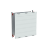 Mounting plate module, 750 mm x 750 mm x 200 mm , 1 GU , Field width: 3