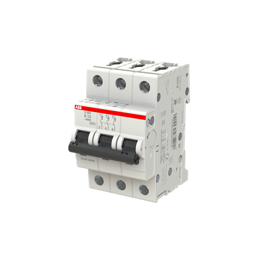 Miniature Circuit Breaker - S200 - 3P - 13 A - D - (AC) 6 kA – Image 3 of 3