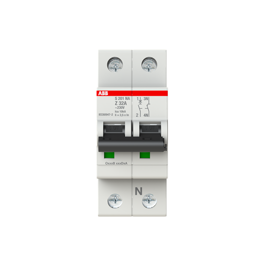 Miniature Circuit Breaker - S200 - 1P+N - 32 A - Z - (AC) 6 kA – Image 2 of 3