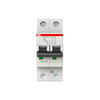 Miniature Circuit Breaker - S200 - 1P+N - 2 A - B - (AC) 6 kA