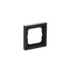 Cover frame 1-gang black matt - future linear - matt