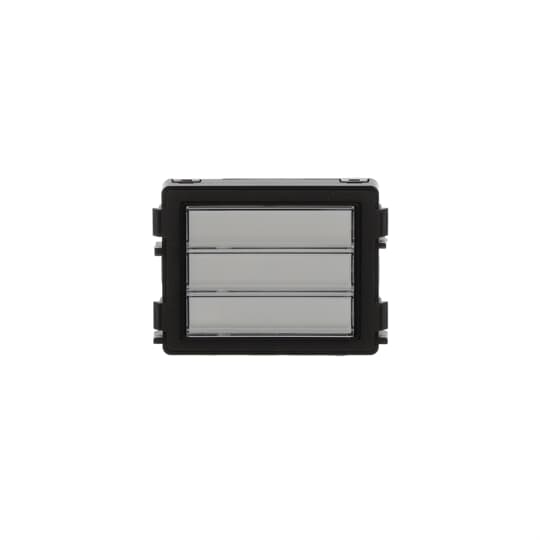 Bar Pushbutton module, 3/6, white