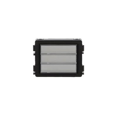 Bar Pushbutton module, 3/6, white