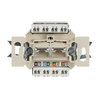 Flush Mounted Inserts UAE Cat 6 2x RJ45 8(8) Inclined version 2gang