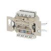 Flush Mounted Inserts UAE Cat 6 2x RJ45 8(8) Inclined version 2gang