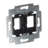 Supporting frame Keystone Straight version 2gang black