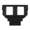 Socket Fixing Plate for Keystone 2 gang anthracite