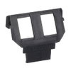 Socket Fixing Plate for Keystone 2 gang anthracite