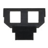 Socket Fixing Plate for Keystone 2 gang anthracite