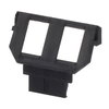 Socket Fixing Plate for Keystone 2 gang anthracite