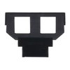 Socket Fixing Plate for Keystone 2 gang anthracite