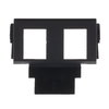 Socket Fixing Plate for Keystone 2 gang anthracite