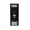 Flush-mounted box 1/4 black