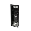 Flush-mounted box 1/4 black
