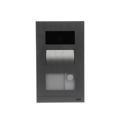 Mini video outdoor station, 1 pushbutton, 1 button(s), aluminium
