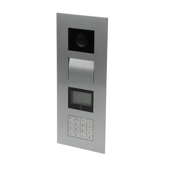 Video outdoor station, with keypad, with ID card Pincode, aluminium