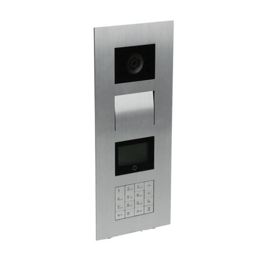 Video outdoor station, with keypad, with ID card Pincode, aluminium – Image 3 of 3