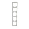 Cover frame 5-gang studio white - future linear