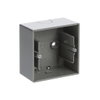 Mounting Box 1-gang aluminium silver - future linear