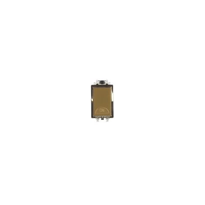 Switch 1-way Double Pole 1 gang(s), 2-pole switch with LED not exchangeable Matt Gold - Millenium