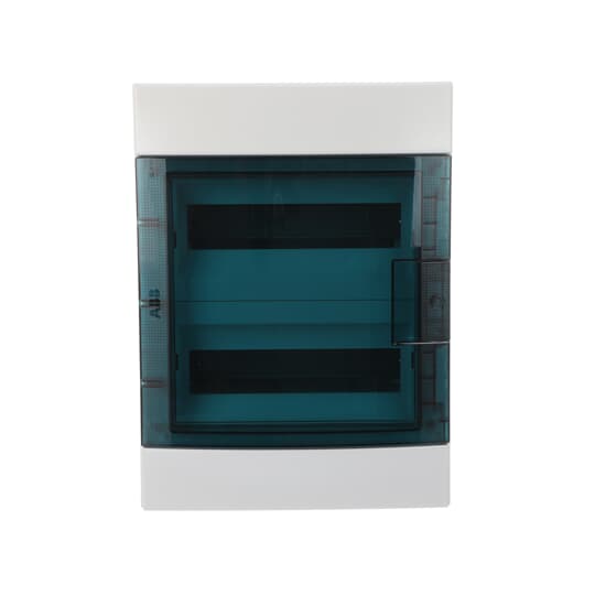 Consumer unit  MISTRAL65, Surface mounted, 24 modules, 2 row(s), IP65,  Door: Single, Plastic, Transparent, Dimensions: 435 mm x 320 mm x 155 mm