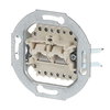 Data connecting insert UAE 8PP Cat 3 RJ45 8(8) Inclined version 2gang white
