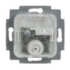 Room thermostat insert with Switching heating/cooling Turn Button 230 V AC Normally Open (NO)
