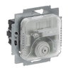 Room thermostat insert with Switching heating/cooling Turn Button 230 V AC Normally Open (NO)