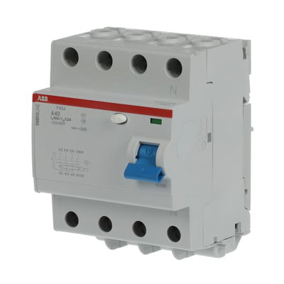 Residual Current Circuit Breaker F400 - 4P - 300 mA - 40 A - Type A