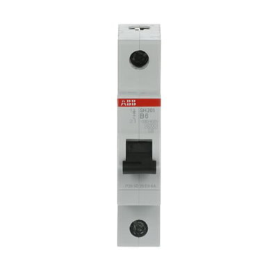 Miniature Circuit Breaker - SH200 - 1P - 6 A - B - (AC) 6 kA